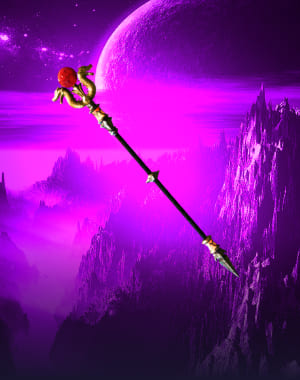 Fire Staff: Burnatator Artifact