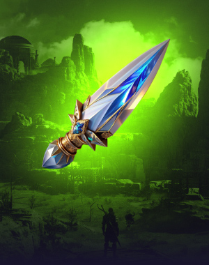 Deluzhnoa's Ancient Petrified Staff